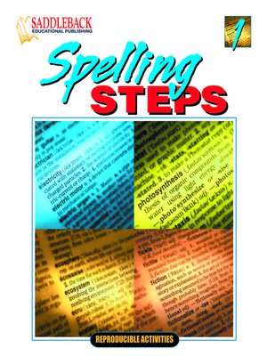 cover image of Spelling Steps 1